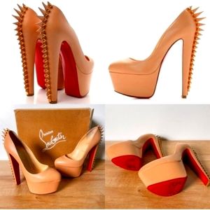 Authentic/Poshmark Approved Christian LouBoutin Electropump Nude 39.5